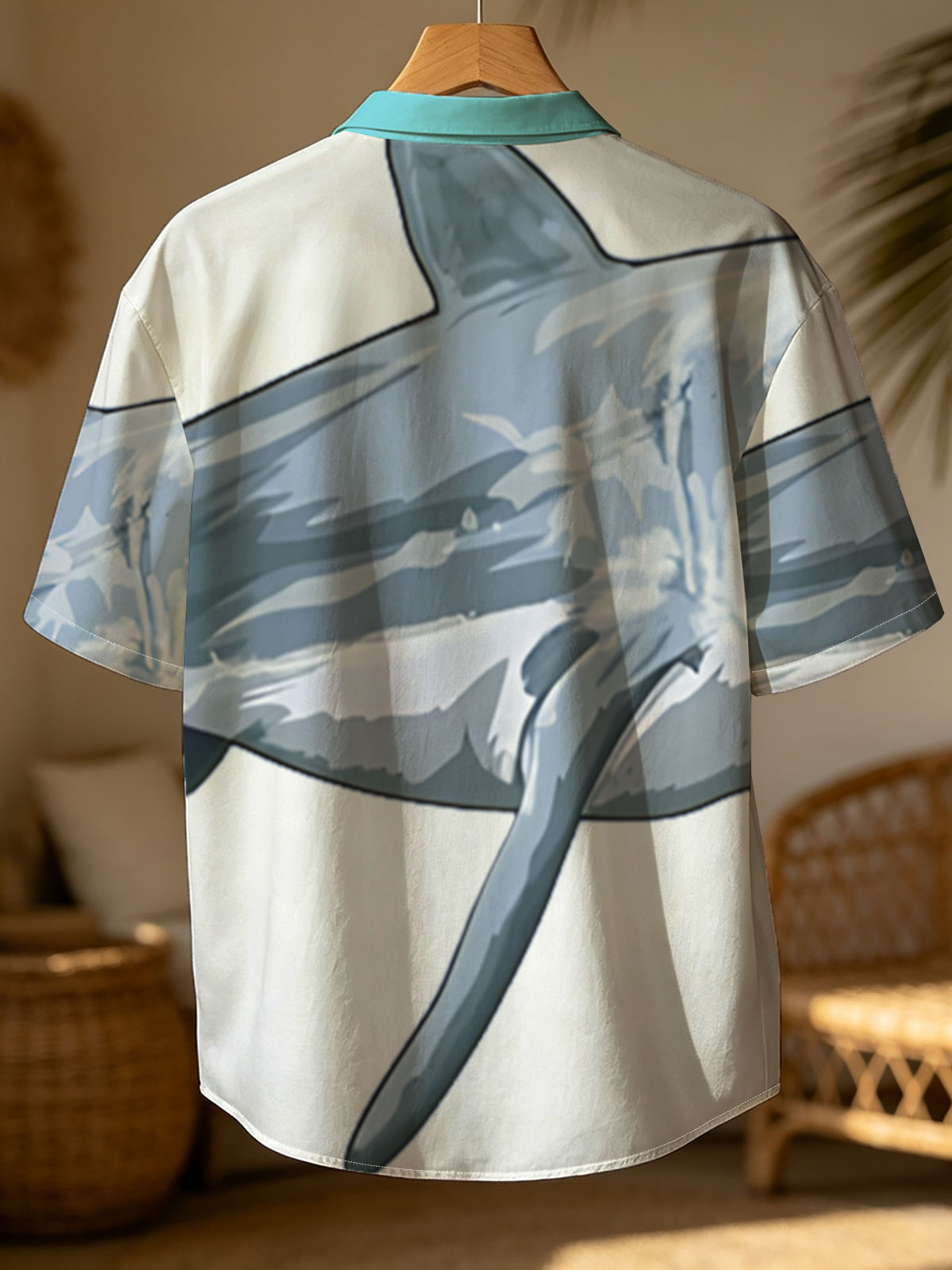 Pirate Shark with Eyepatch and Pipe -  Shirt