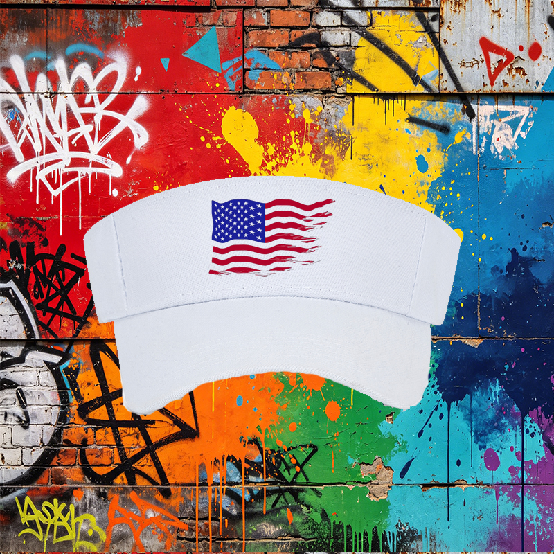 Unisex Classic Mesh Back Hat with American Flag Print Design - Lightweight Breathable Sun Protection Cap for Outdoor Activities, Perfect for Men and Women Who Love Patriotic Style and Casual Wear