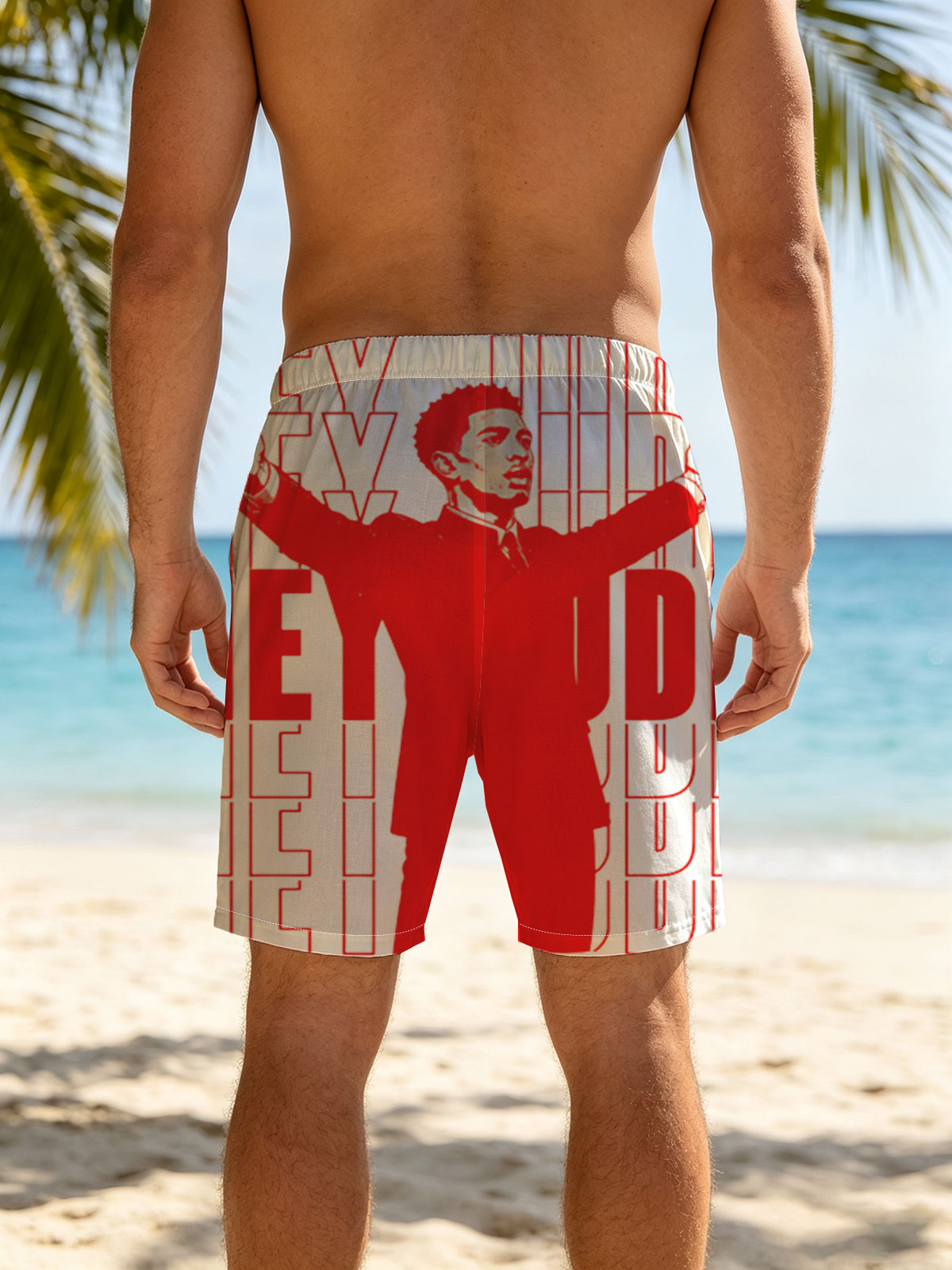 Hey Jude - Beatles Tribute Art -  Beach shorts