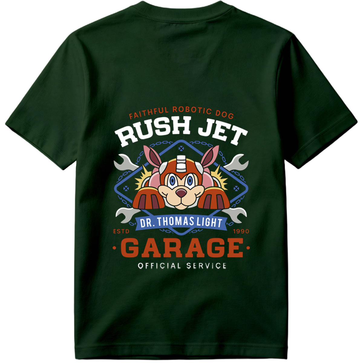 Rush Jet: Dr. Thomas Light Garage Official Service - Tee