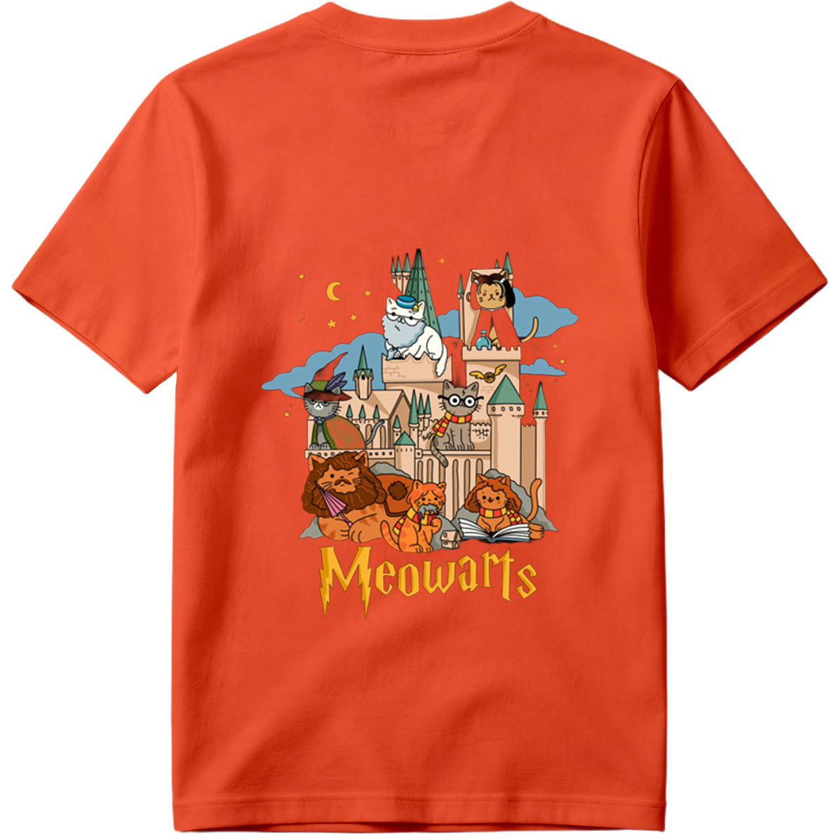 Meowarts: Cats in a Magical Castle - Tee