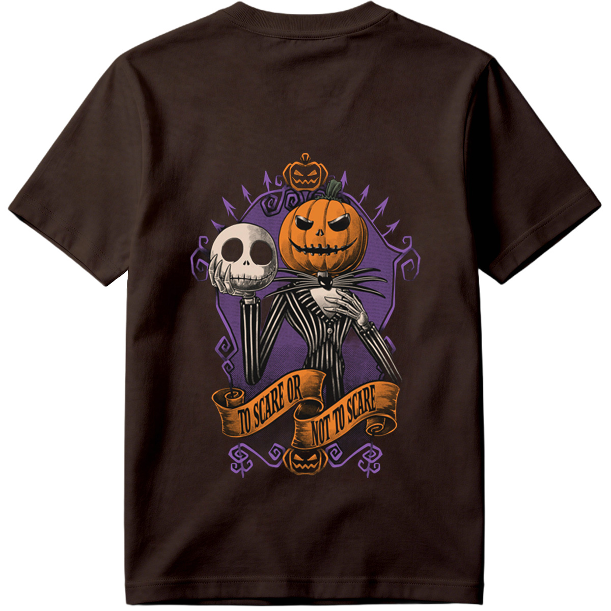 Jack Skellington and Pumpkin King: To Scare or Not to Scare - Tee