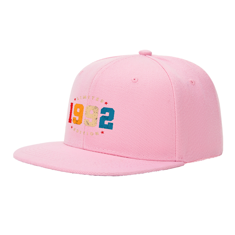 Flat Brim Baseball Cap 1992 Limited Edition Vintage Graphic Streetwear Skate Underground Style for Basketball Court Skate Park Urban Lifestyle Skaters Rappers Streetwear Enthusiasts