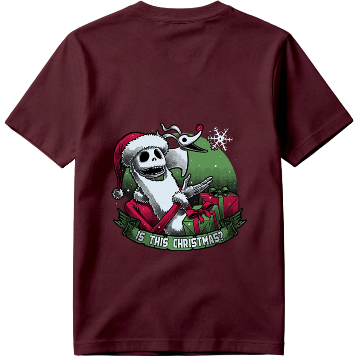 Jack Skellington and Zero - Is This Christmas? - Tee