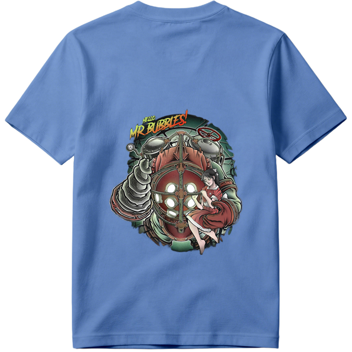 Hello Mr. Bubbles! - Steam Punk Submarine Adventure - Tee