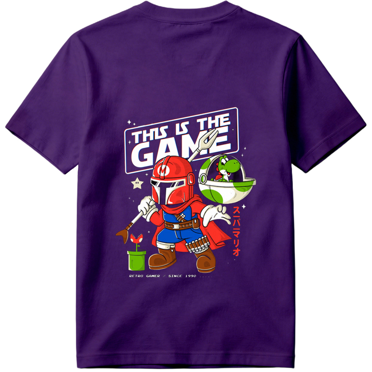 Super Mario Meets Mandalorian: This Is The Game - Tee
