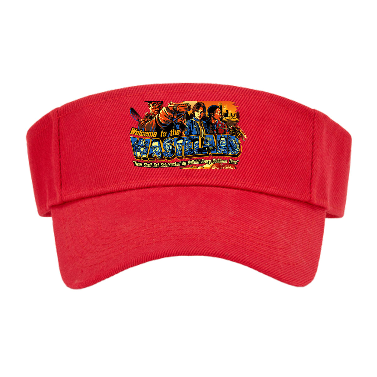 Welcome to the Wasteland: Post-Apocalyptic Survivors, Nuka-Cola, and Iconic Characters in a Dystopian World -  Visor cap