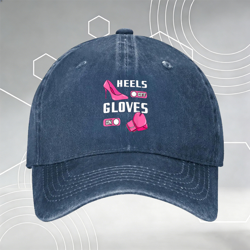 New Baseball Cap with Screw Design Print and 