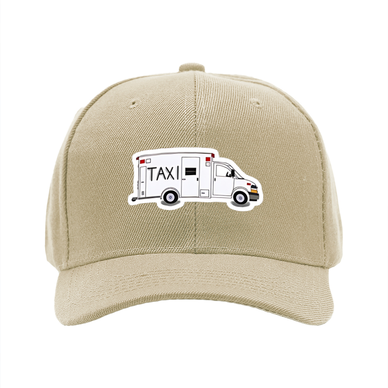 1pc New Baseball Cap with Taxi Van Print Design Unisex Adjustable Hat for Outdoor Activities and Daily Wear Suitable for Adults and Teens