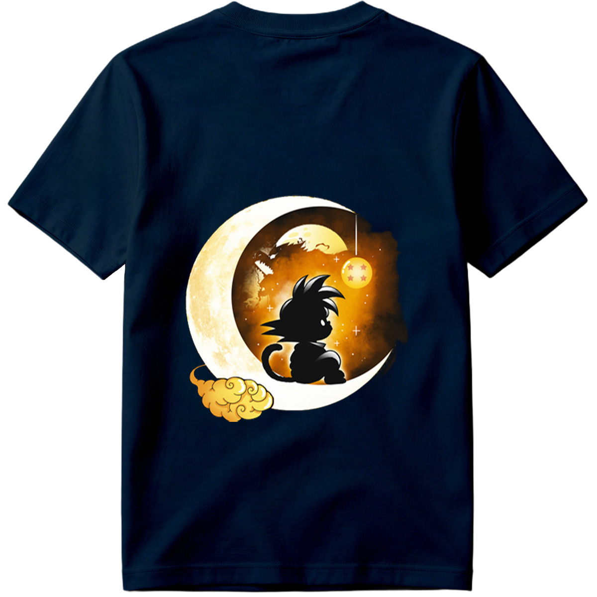 Dragon Ball: Goku and Moon with Dragon Ball - Tee