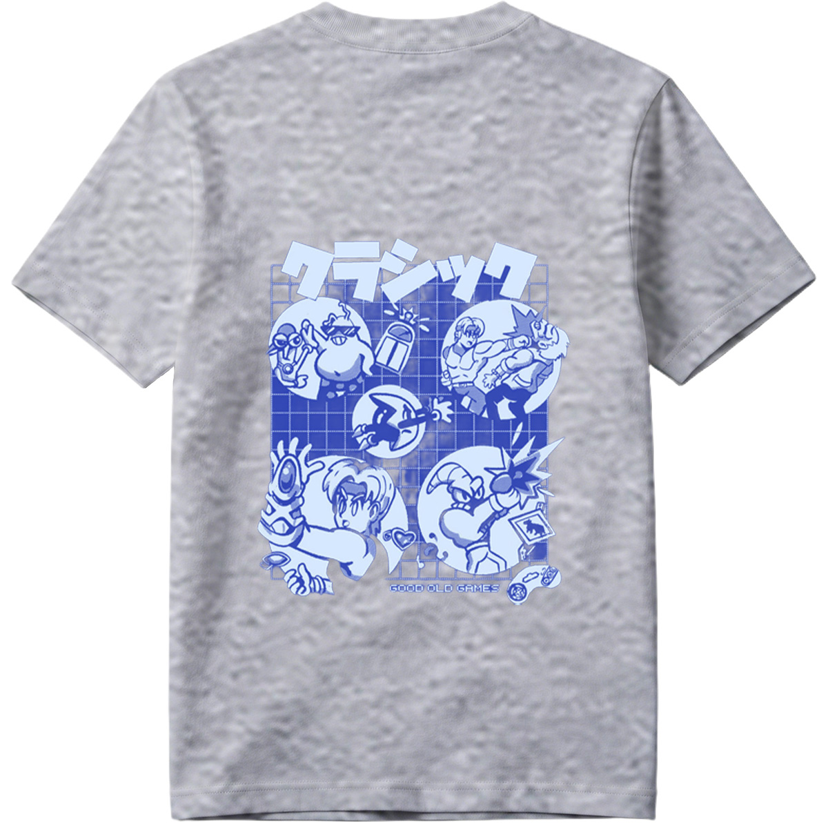Classic Gaming Characters: Sonic, Knuckles, Tails, and Dr. Eggman - Tee