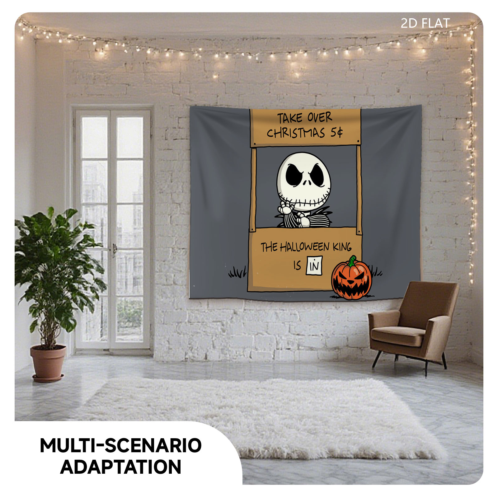 Jack Skellington Takes Over Christmas for 5￠ – The Halloween King is In - Tapestry