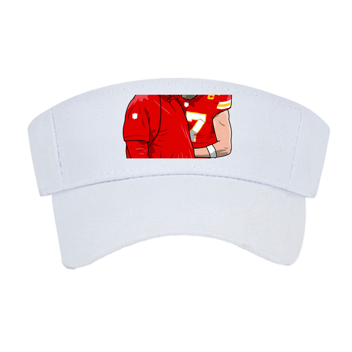 Andy Reid and Patrick Mahomes in Kansas City Chiefs Uniforms -  Visor cap
