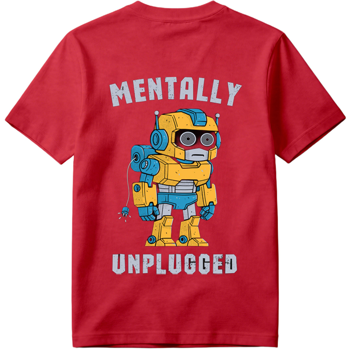 Mentally Unplugged Robot Design - Tee