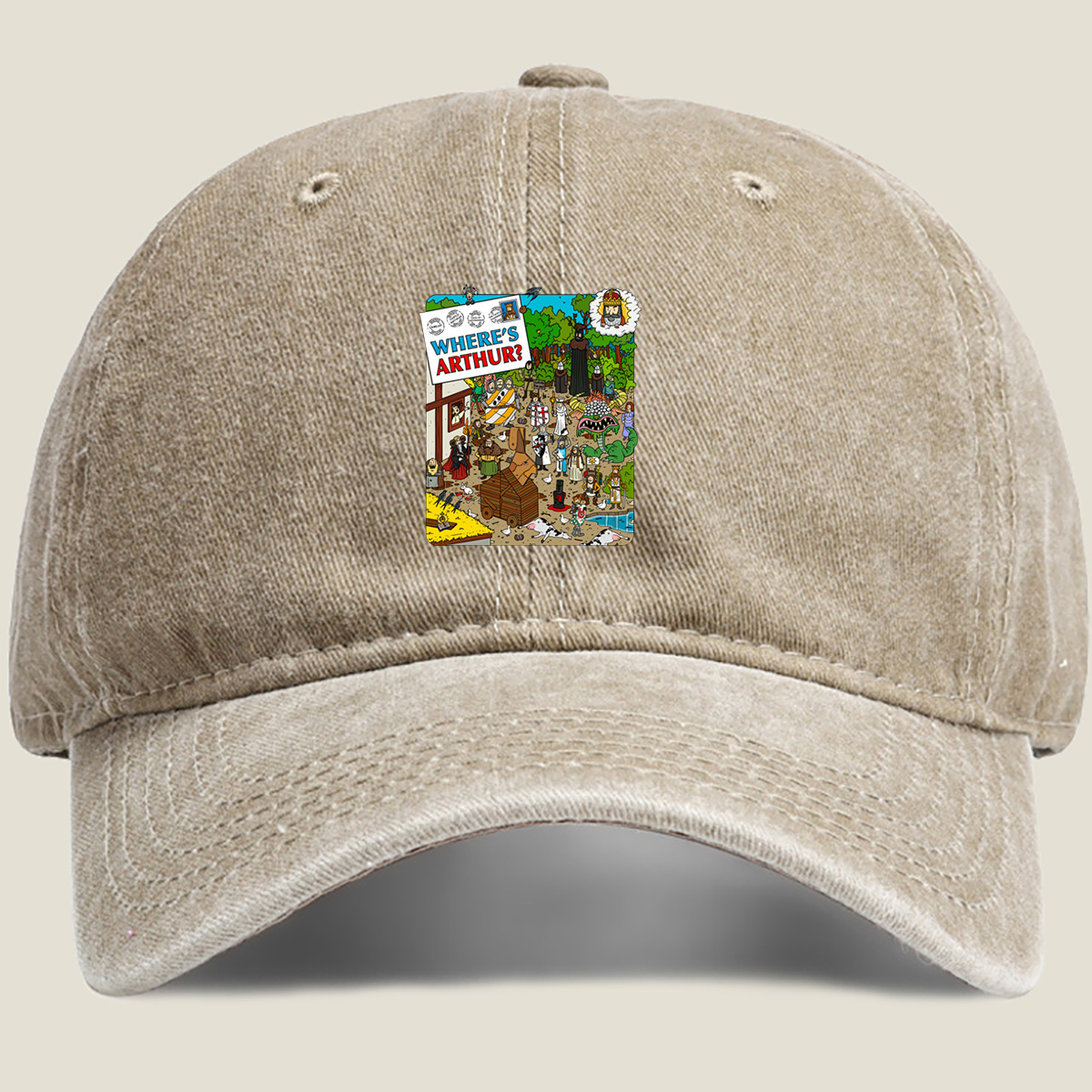 Where's Arthur? - Washed Denim - Baseball Cap