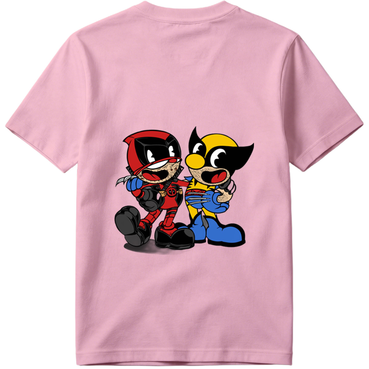 Deadpool and Wolverine Chibi Style - Tee