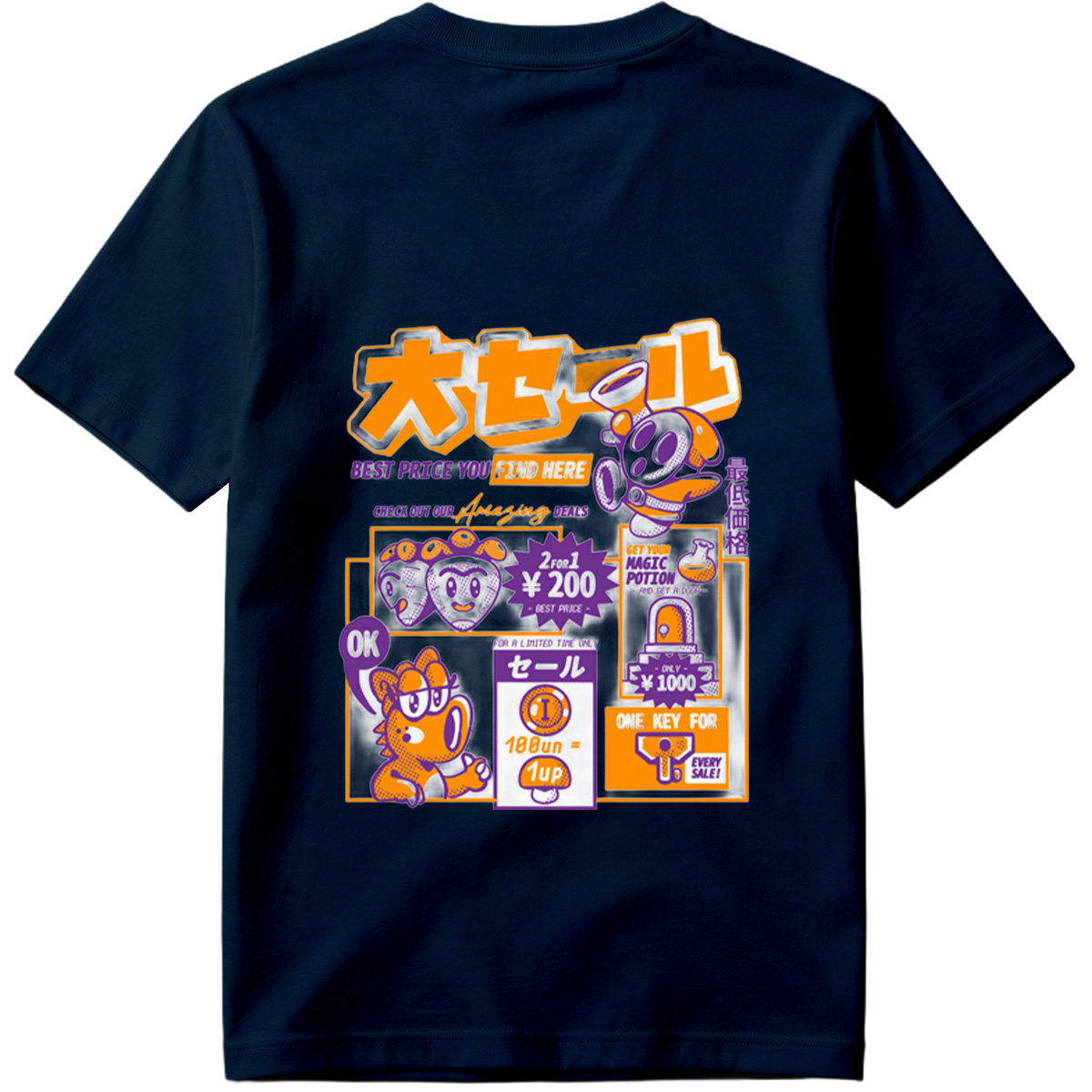 Kirby and King Dedede Big Sale Adventure - Tee