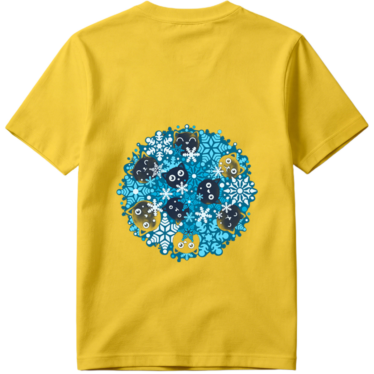 Pusheen Snowflake Pattern - Tee