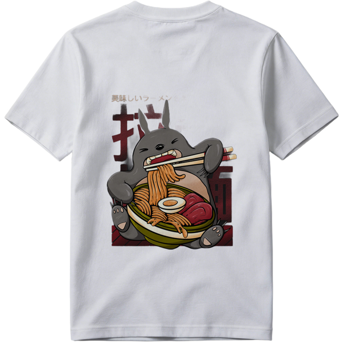 Totoro Enjoying Ramen - Tee