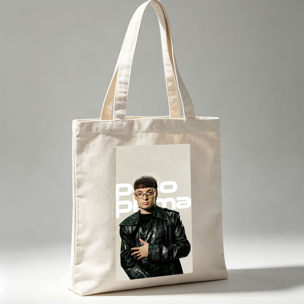 Polo G in a Bold Leather Look – Fashion Portrait with Statement Glasses - Canvas tote bags