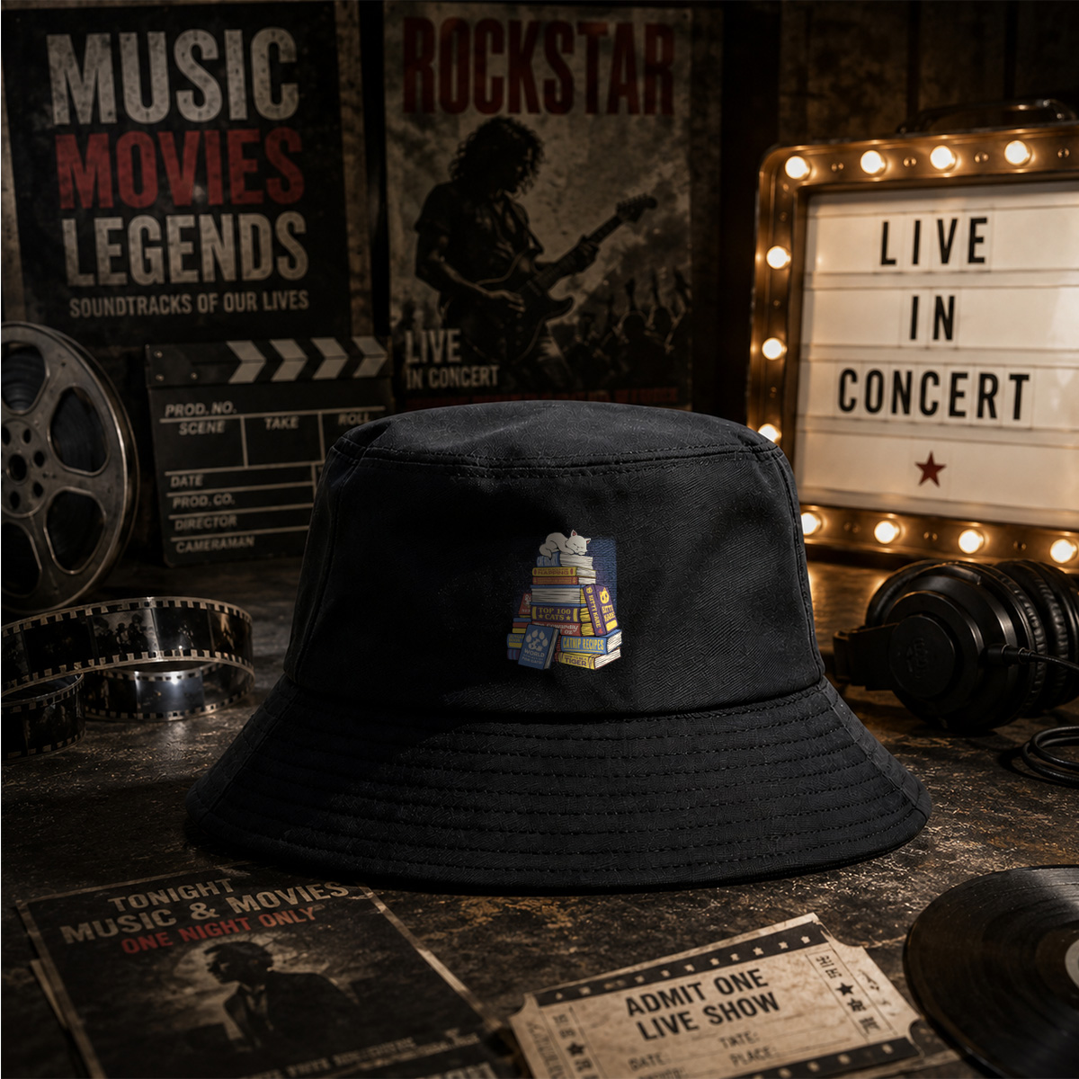 Cat Nap: A Stack of Feline Favorites - Fisherman's Hat