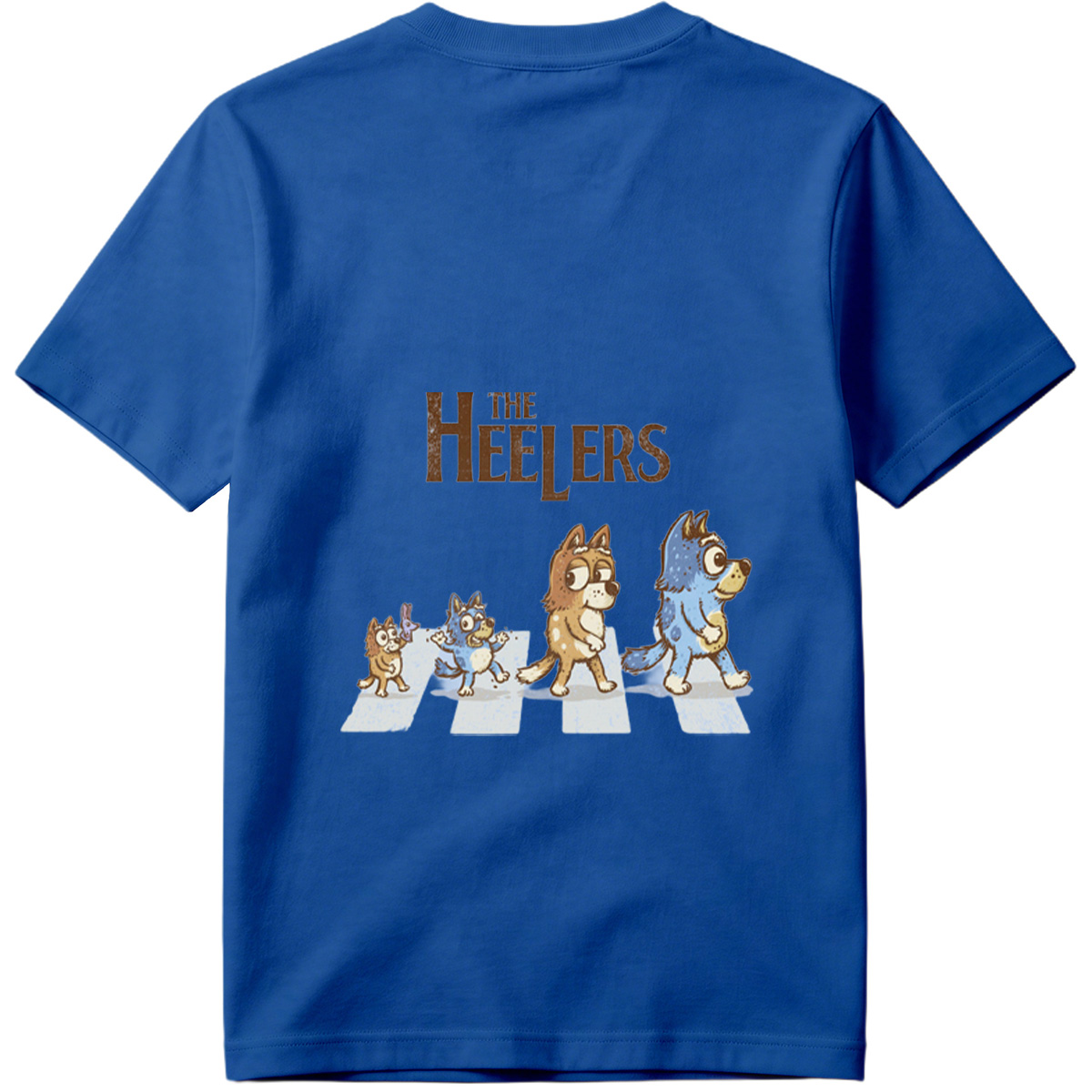 The Heelers: Bluey, Bingo, Bandit, and Mum Dog - Tee