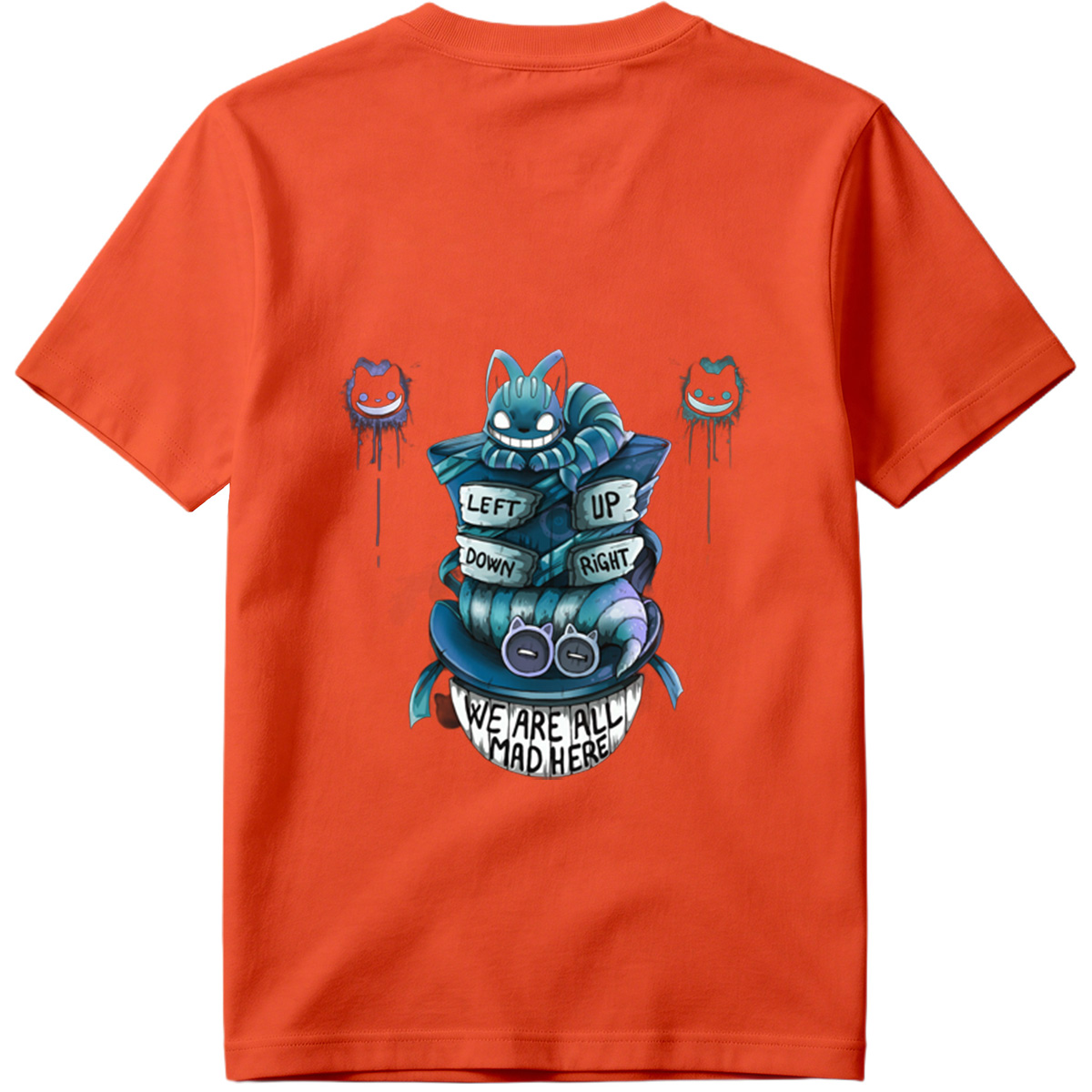 Cheshire Cat and Game Controller: We Are All Mad Here - Tee