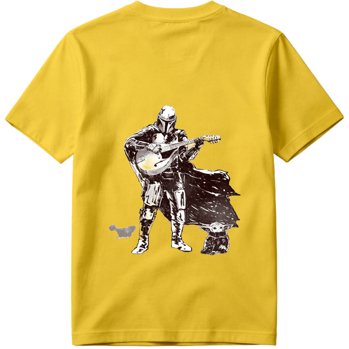 The Mandalorian and Grogu Playing Guitar - Tee