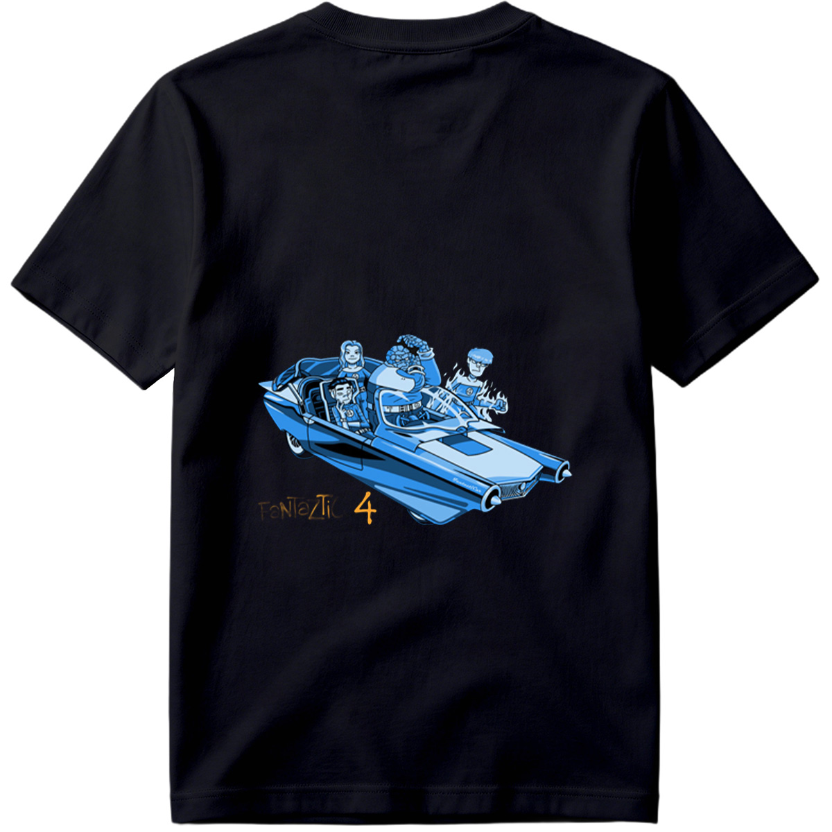 Fantastic Four in the Futuristic Car - Tee