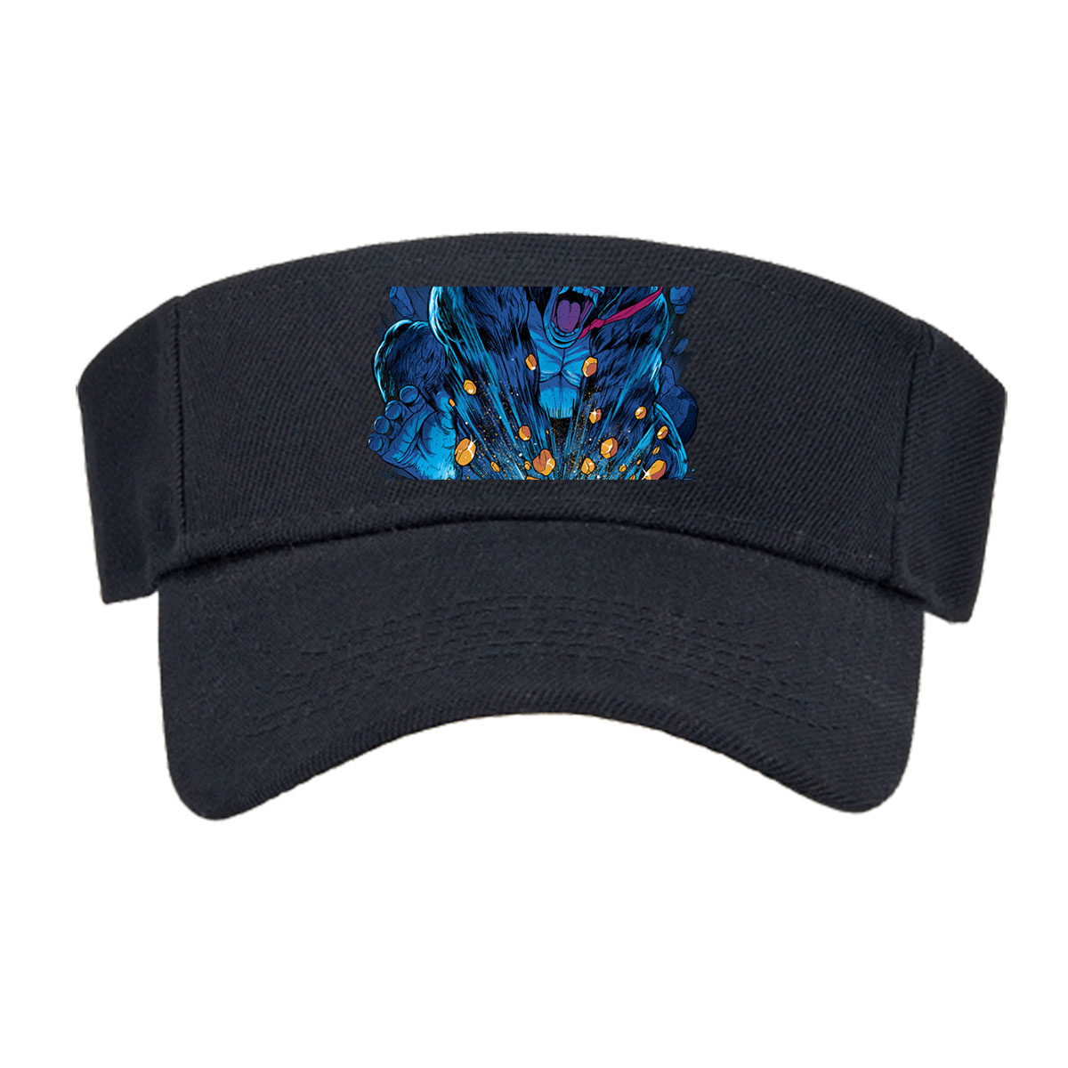 Gorilla King Unleashes Cosmic Power in Epic Clash -  Visor cap