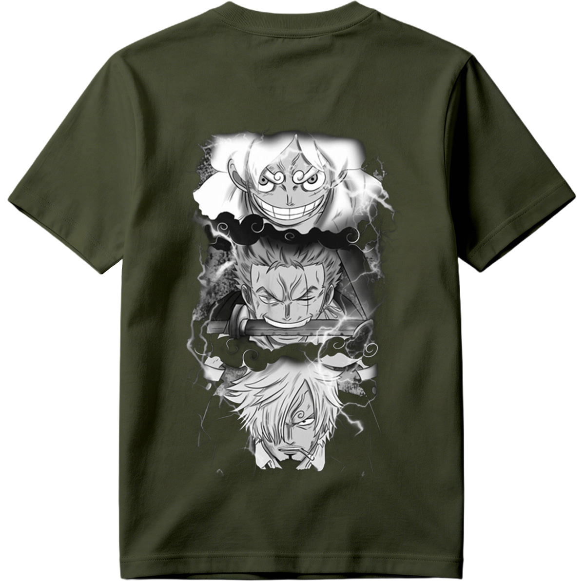 One Piece: Crocodile, Zoro, and Sanji - Tee