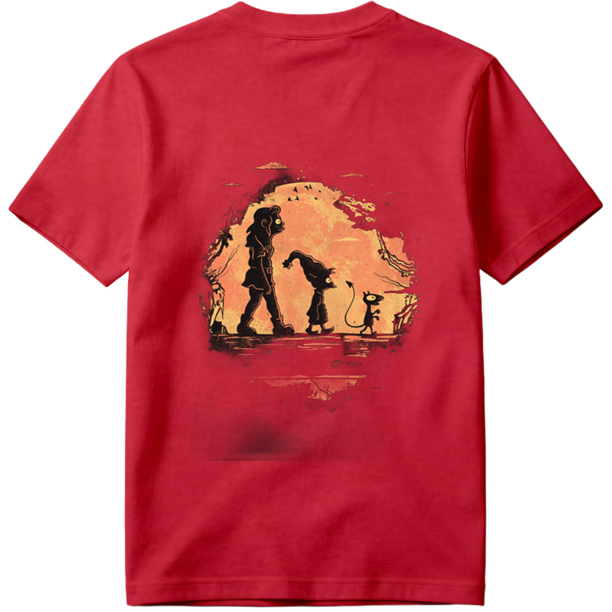Coraline and the Other Mother with Cat - Tee
