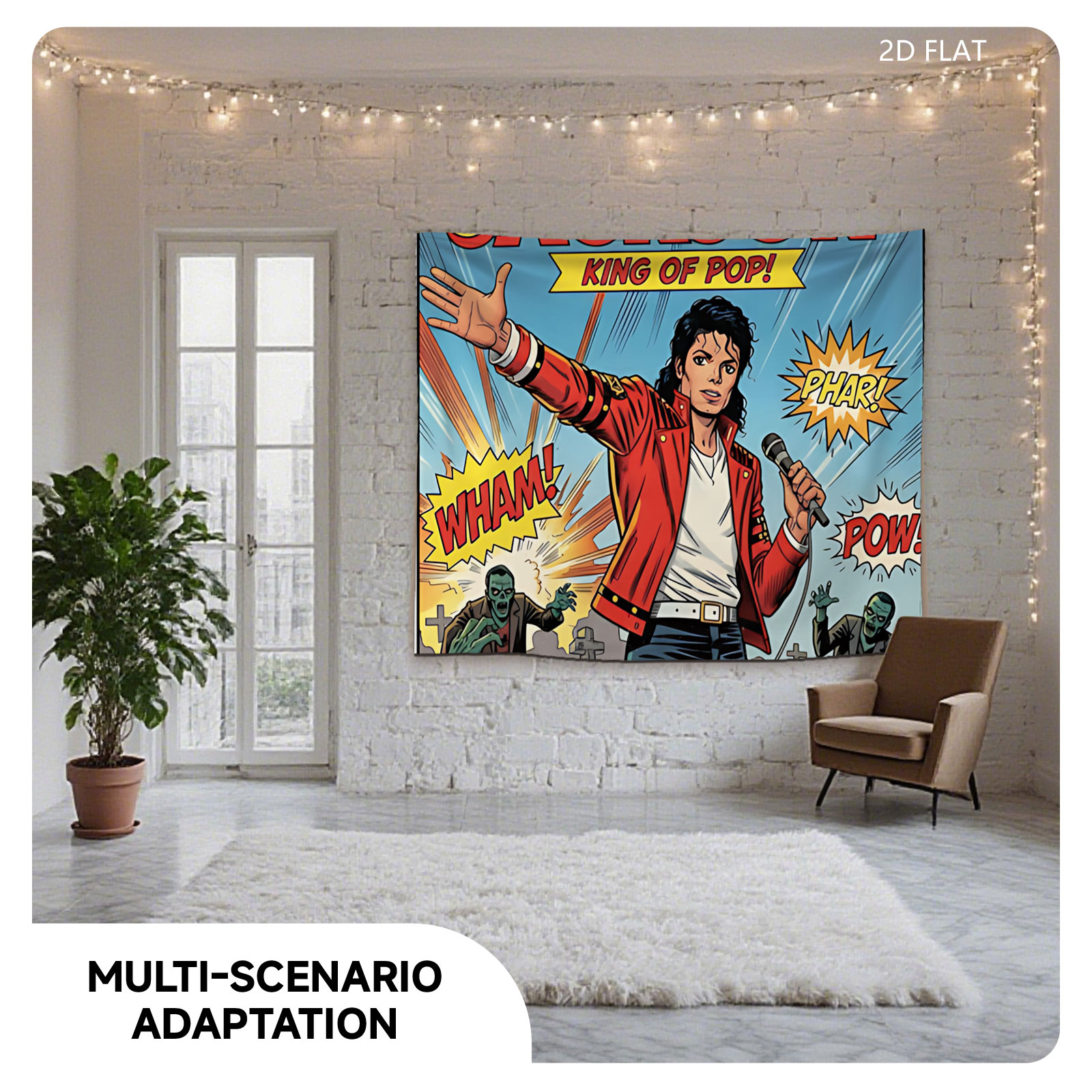 Michael Jackson: King of Pop! Zombies Attack - Tapestry