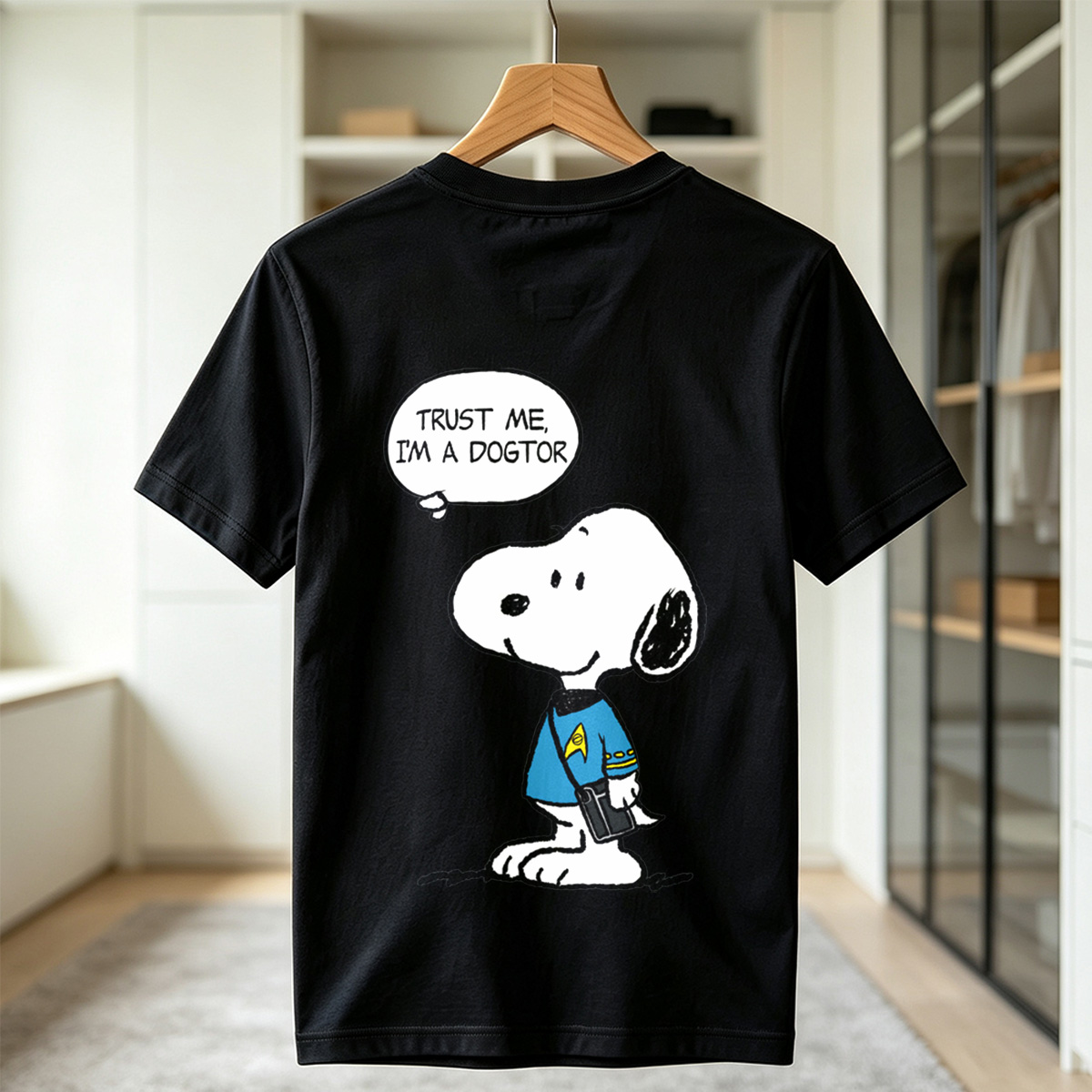 Snoopy as Starfleet Doctor - Tee