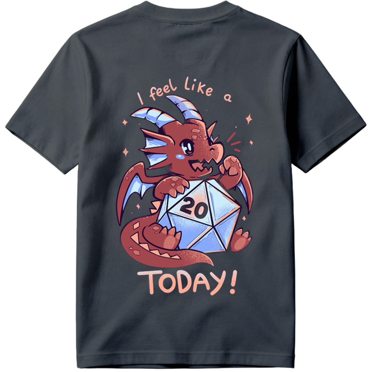 Dragon with D20 Dice - 