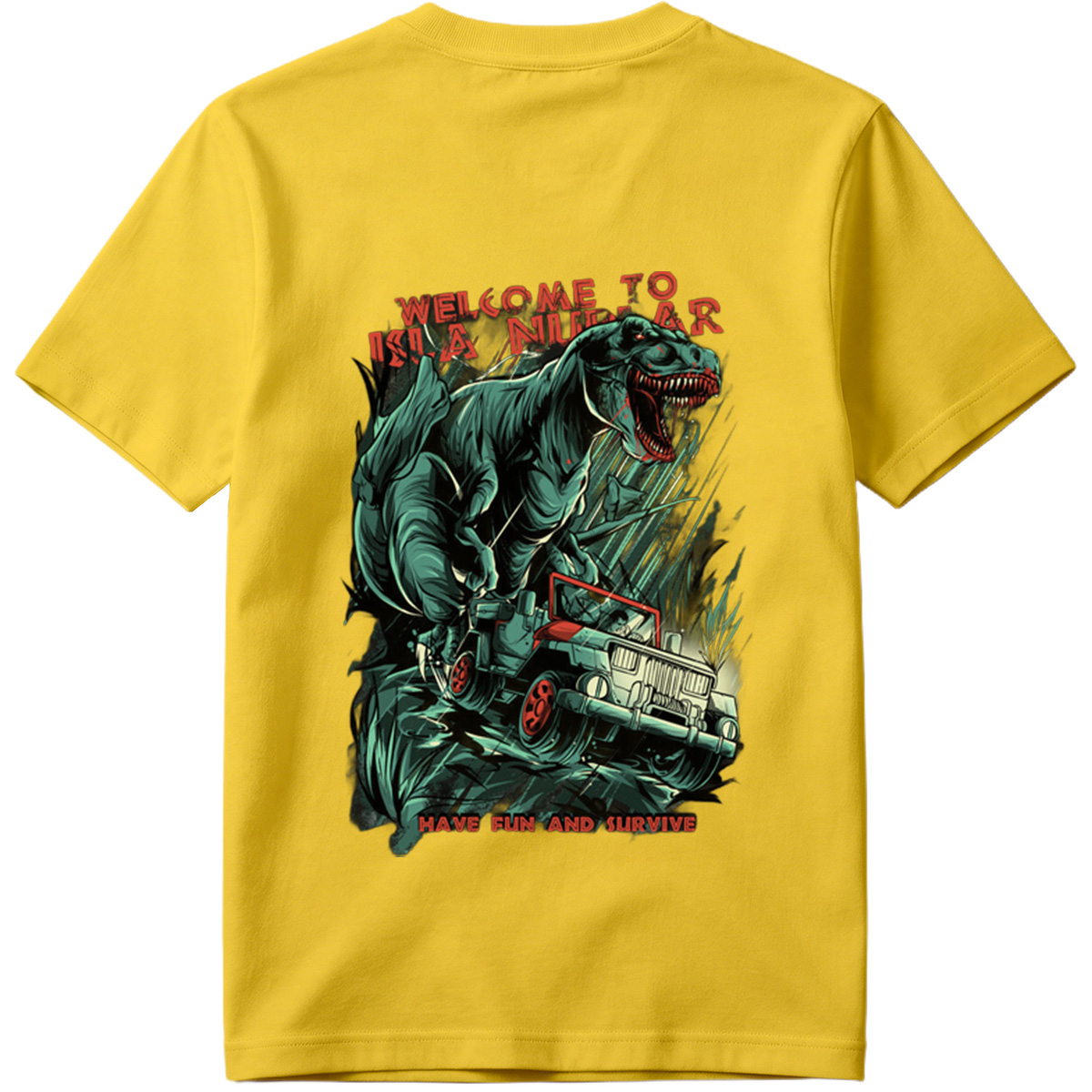 T-Rex vs Jeep: Welcome to Kla Nutar - Tee