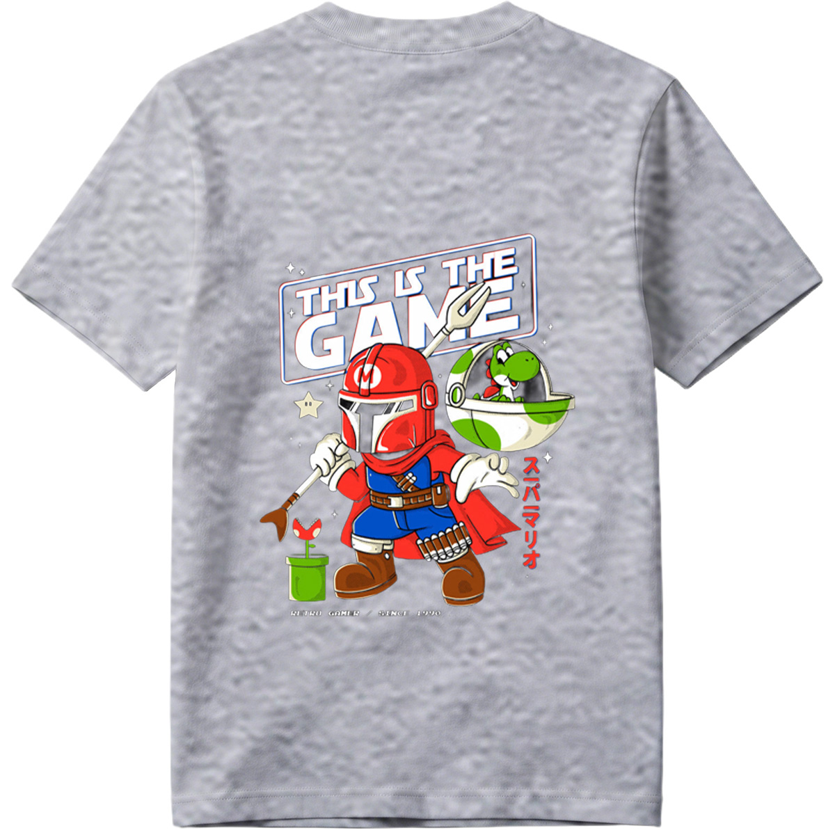 Super Mario Meets Mandalorian: This Is The Game - Tee