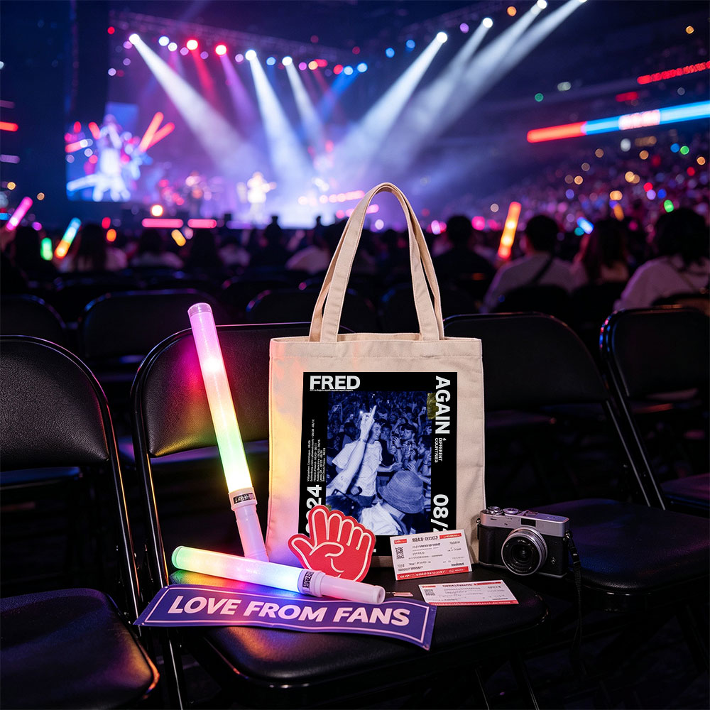 FRED AGAIN TOUR 2024 Live Concert Crowd Energy at Festival Event - Canvas tote bags