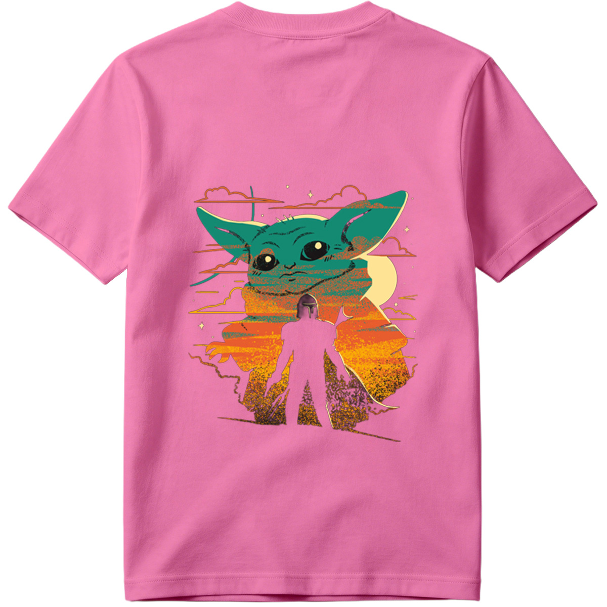The Mandalorian and Grogu Sunset - Tee