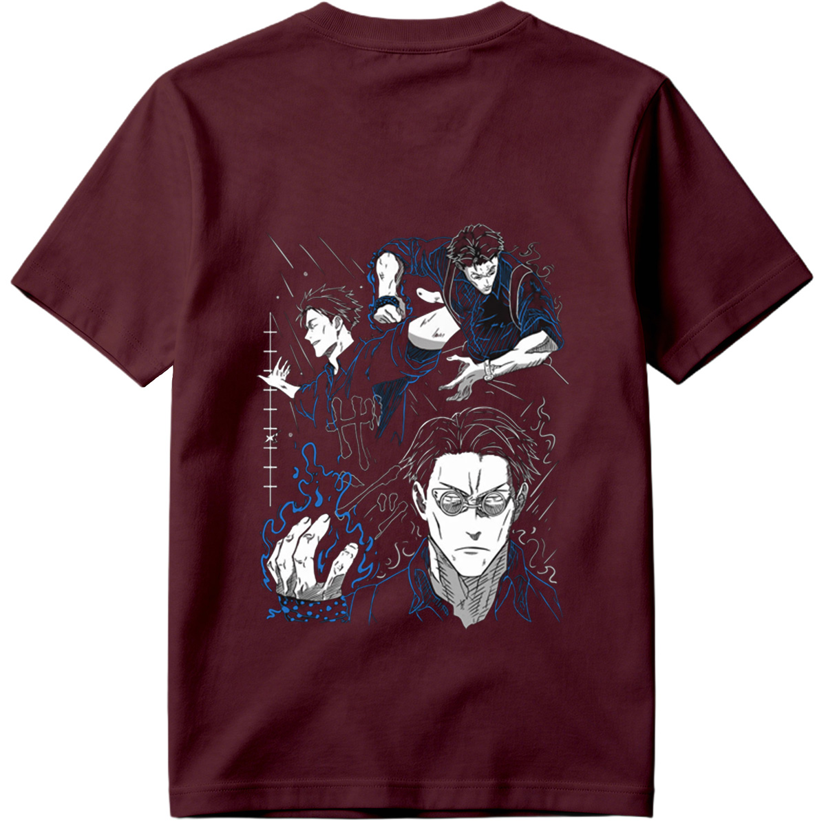 Jujutsu Kaisen: Sukuna, Megumi Fushiguro, and Satoru Gojo - Tee