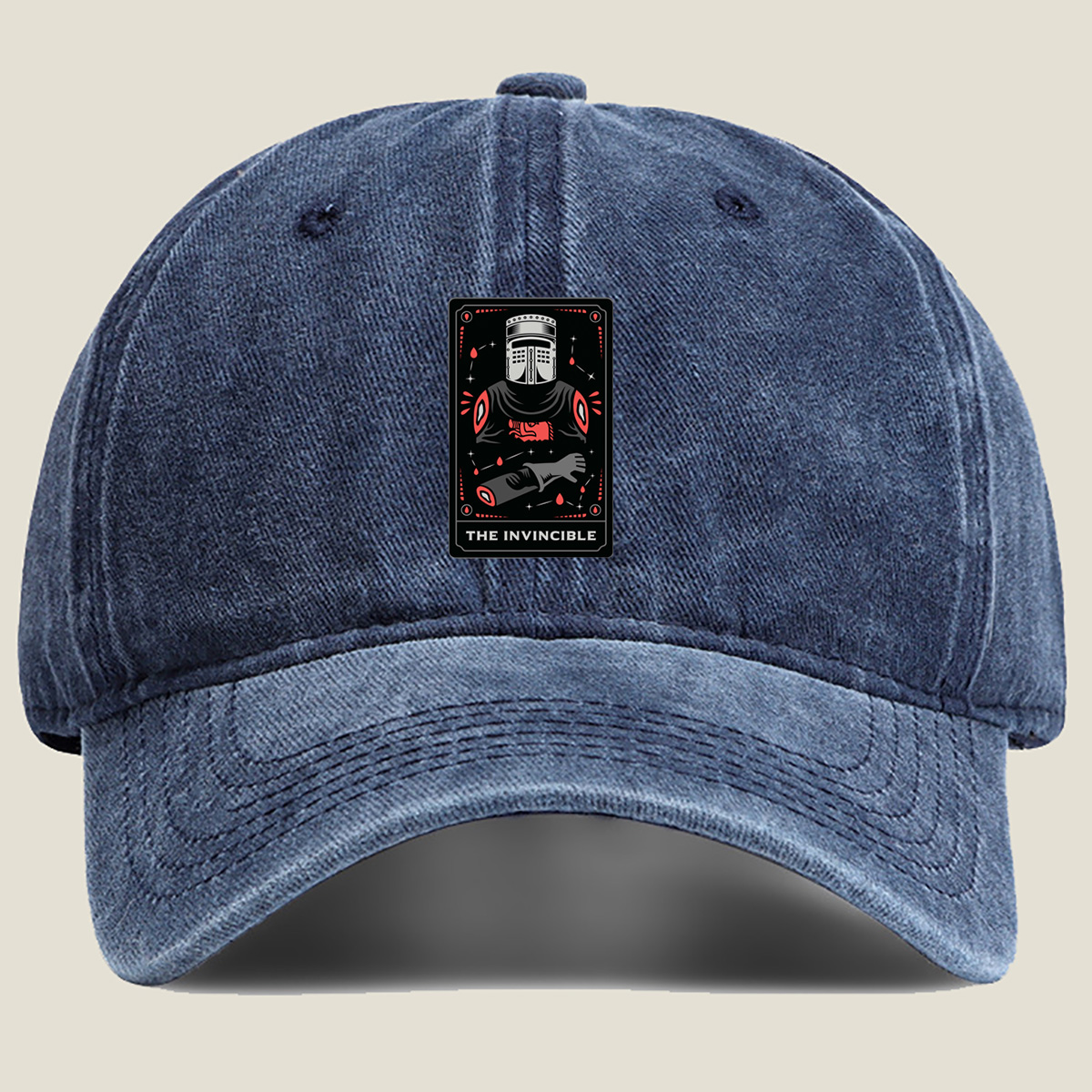 The Invincible Knight - Washed Denim - Baseball Cap