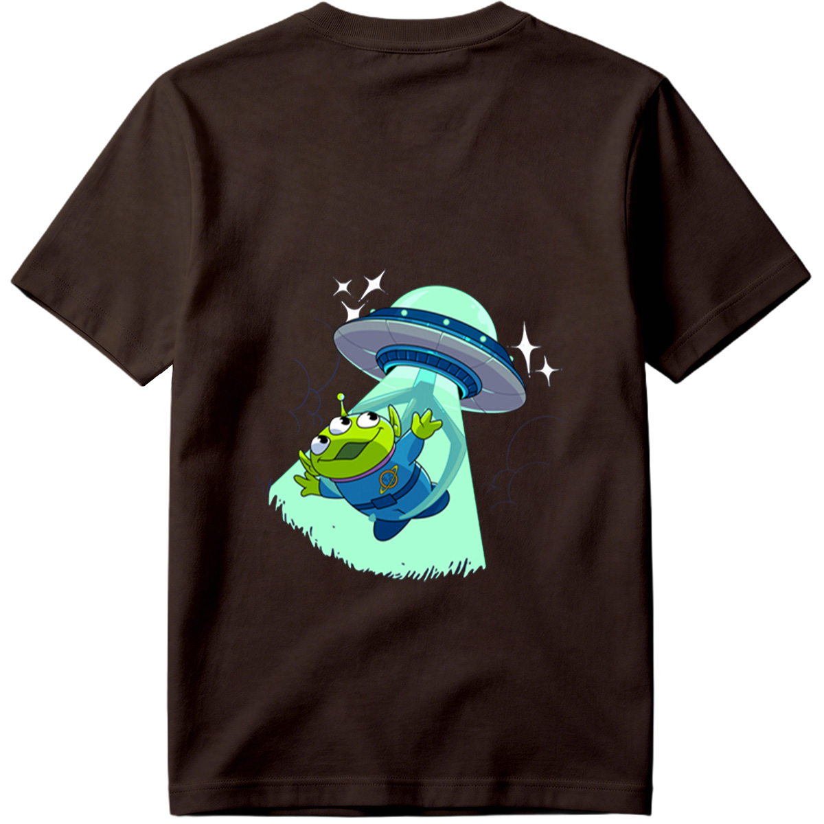 Alien from Toy Story Abducted by UFO - Tee