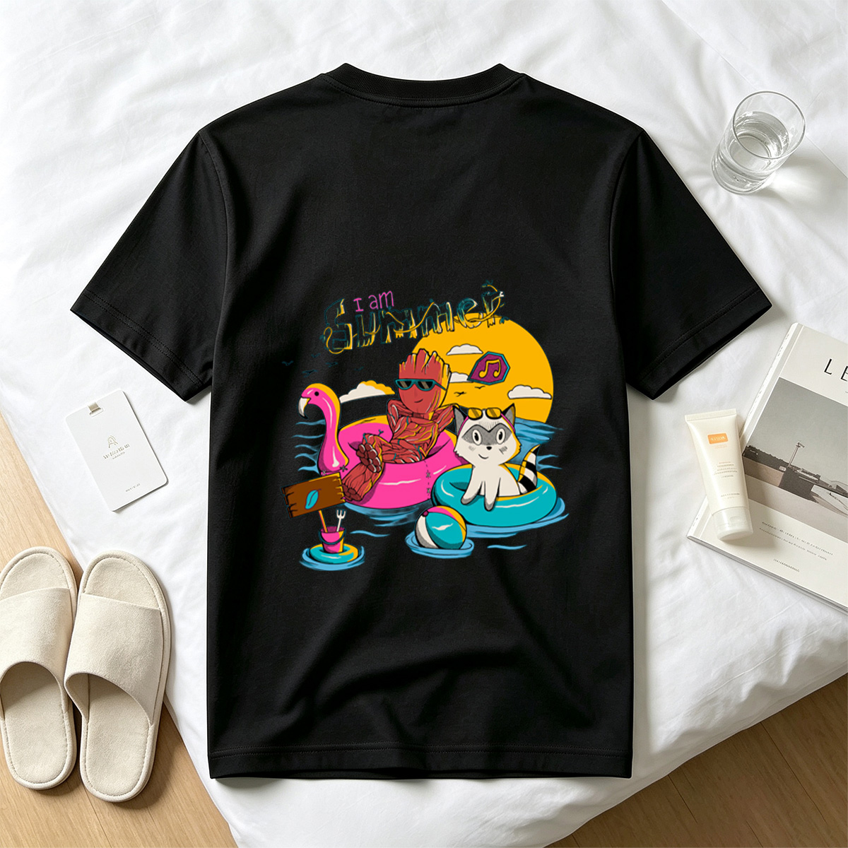 Guardians of the Galaxy: Groot and Rocket Summer Vibes - Tee