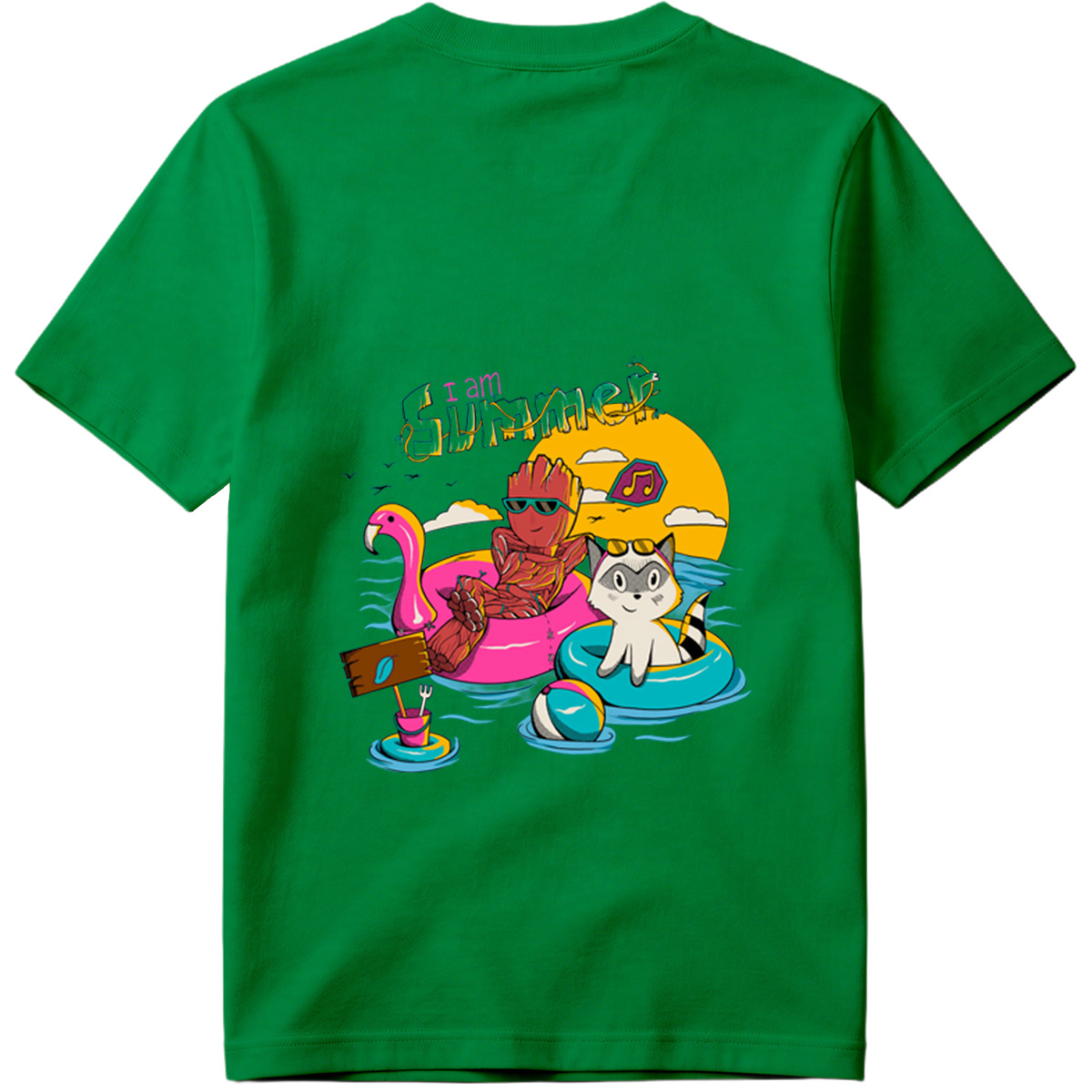 Guardians of the Galaxy: Groot and Rocket Summer Vibes - Tee