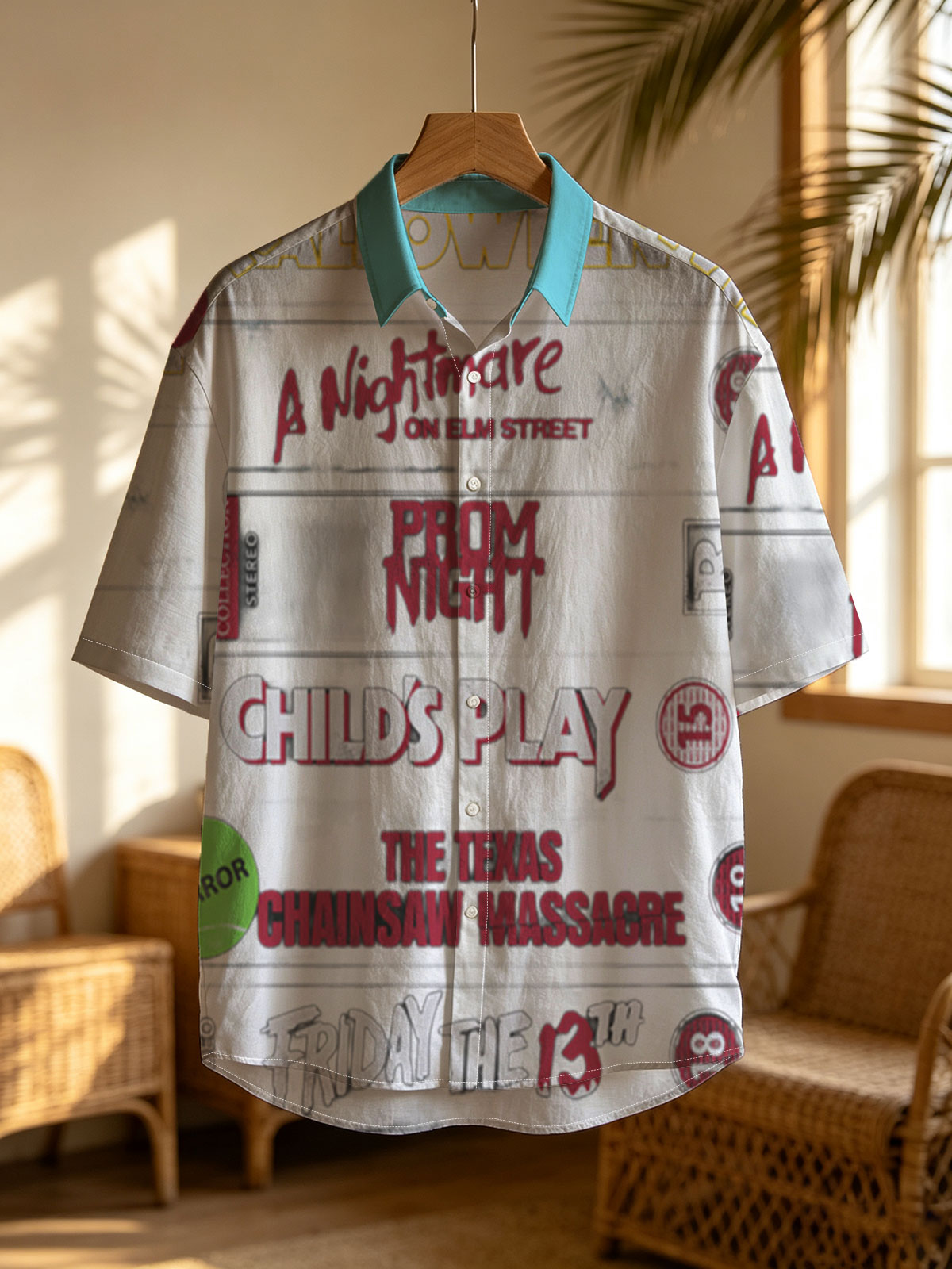 Halloween Horror Collection: A Nightmare on Elm Street, Prom Night, Child's Play, The Texas Chainsaw Massacre, Friday the 13th -  Shirt