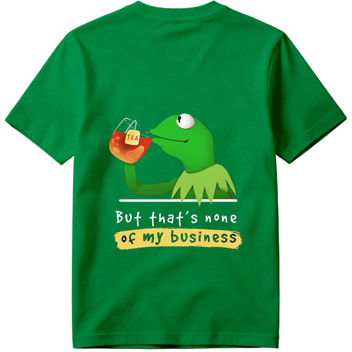 Kermit the Frog Sipping Tea: 