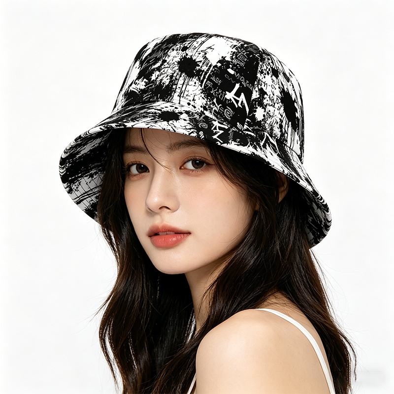 Unisex Classic Graffiti Bucket Hat with Monkey Face Print and Bold Outline Design | Perfect for Outdoor Activities, Streetwear, and Casual Wear | Ideal for Youth, Trendsetters, and Urban Fashion Lovers