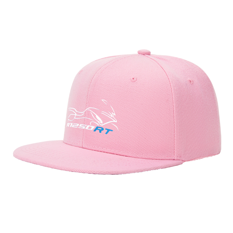 Flat Brim Baseball Cap R1250RT Motorcycle Logo Print Streetwear Underground Skate Style Hat for Basketball Court Skate Park Urban Riders and Hip Hop Artists