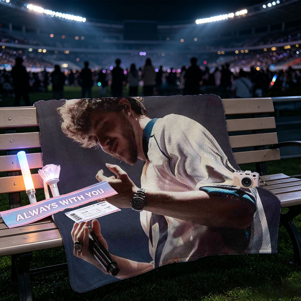 Jack Harlow Performing on Stage with Microphone and Dynamic Gesture - Blankets
