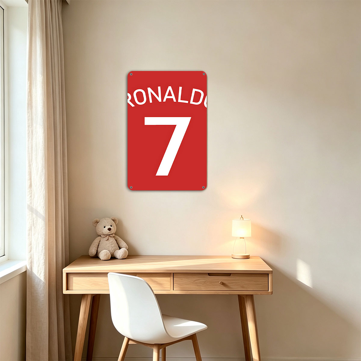 Ronaldo 7 - Football Legend Jersey Number - painting
